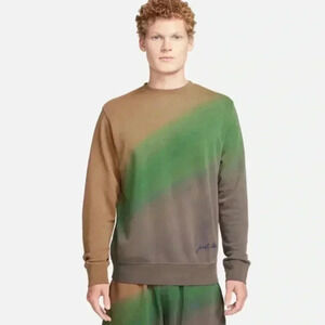 Nike NSW Game Day Club Crew Archaeo Brown Green Tri  ColorFQ6142-256 Mens Medium